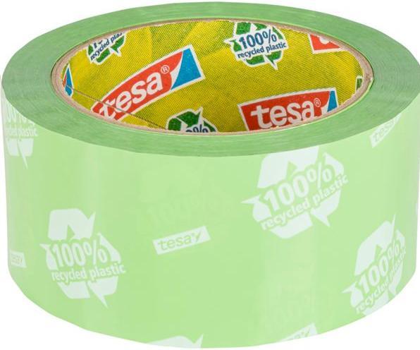 Actual product image tesa tesapack ECO & STRONG packaging tape - environmentally friendly packaging tape made from 100 % (50 mm)