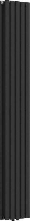 Actual product image Neu.Haus Design tubular radiator Nore Black 180x30cm double layer 1122W (1122 W)