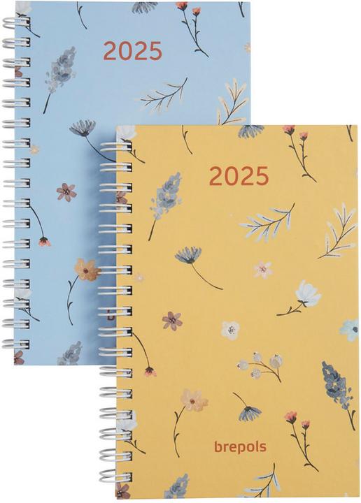 Produktbild Brepols Agenda Floral & Leaves 2023 707759940 (assortiert), 1W/2S, 10x15cm (10 x 15 cm, Deutsch, Englisch, Französisch, Niederländisch)