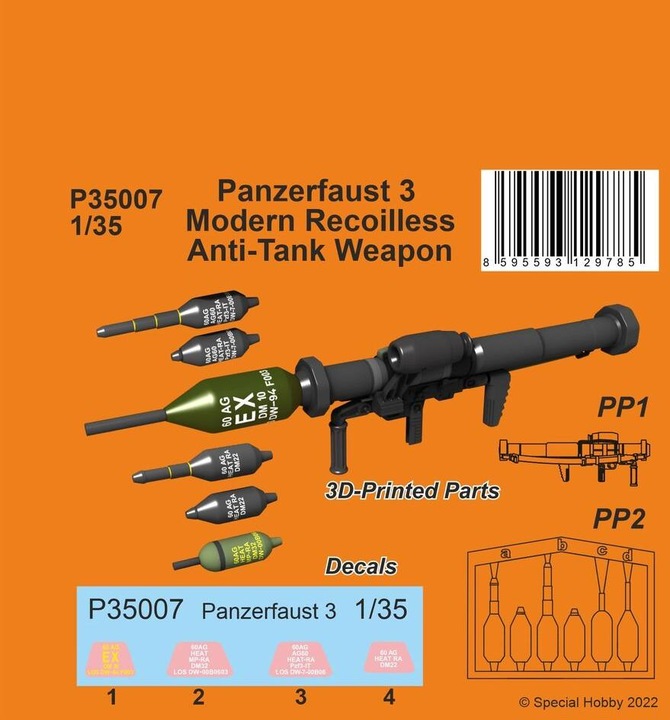 Immagine prodotto CMK Panzerfaust 3 - Arma anticarro moderna senza rinculo