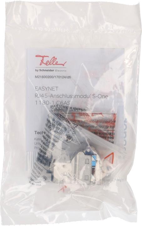 Actual product image Feller S-One RJ45 Kat. 6a EASYNET
