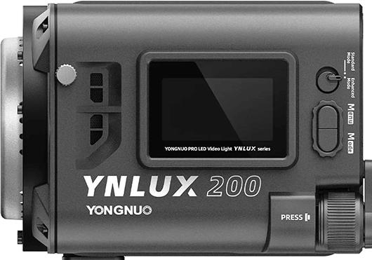 Actual product image Yongnuo YNLUX200 Kit 3200K-5600K Video LED Light (Video light)