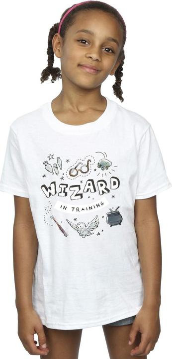 Actual product image Girls Wizard In Training Cotton T-Shirt (104)