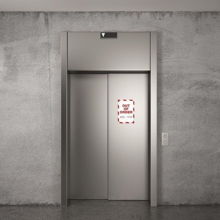 Produktbild Durable MAGNETRAHMEN SECURITY A4 rot/weiss (A4)