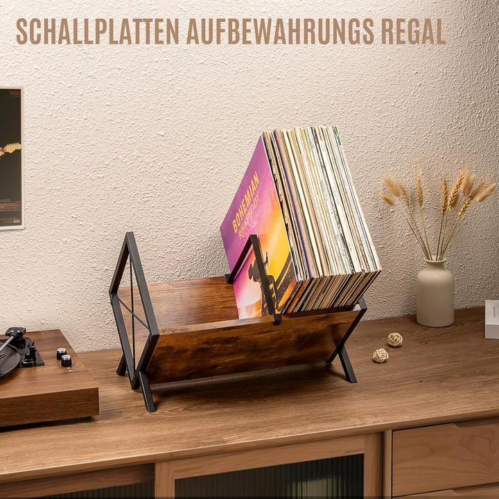Actual product image Schallplattenständer für 80 LPs (Plates)