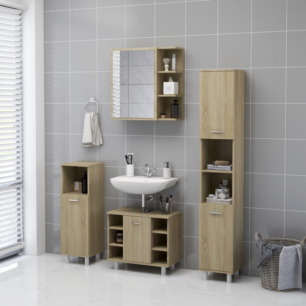 Thumbnail - VidaXL, Spiegelschrank, Brigite (62.5 x 20.5 x 64 cm)