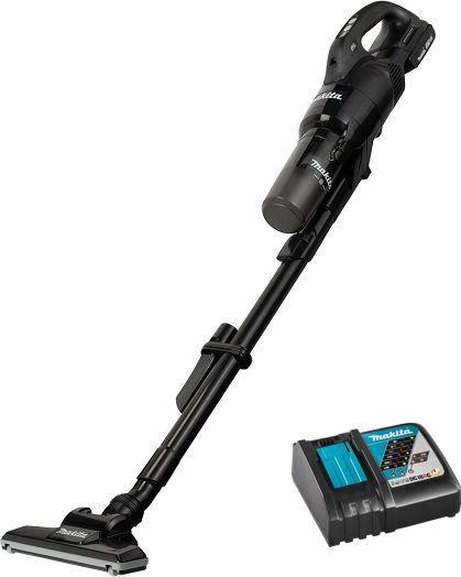 Actual product image Makita Cordless brush hoover 18V, black, 3.0Ah, Li-Ion, LXT