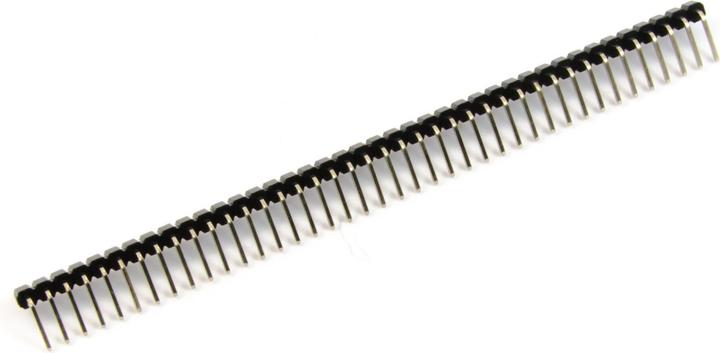 Actual product image Purecrea Male Connector Male 1 X 40 Pin RM 2.54mm Angled Pin