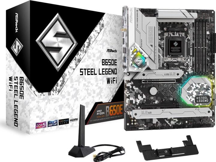Image du produit AsRock B650E Steel Legend WiFi (AM5, AMD B650, ATX)