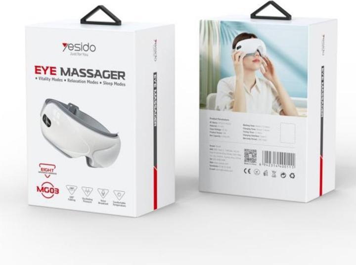 Actual product image Yesido Funktionelles Augenmassagegerät MG03 1200mAh, WEISS