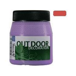 Thumbnail - Schjerning, Künstlerfarbe + Bastelfarbe, Bastelfarbe Outdoor Decoration 250 ml, Karmin (Kaminrot, 250 ml)