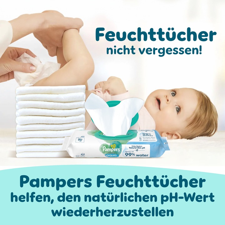 Immagine prodotto Pampers Premium Protection (Dimensione 1, Pacco mensile, 180 Pezzo/i)