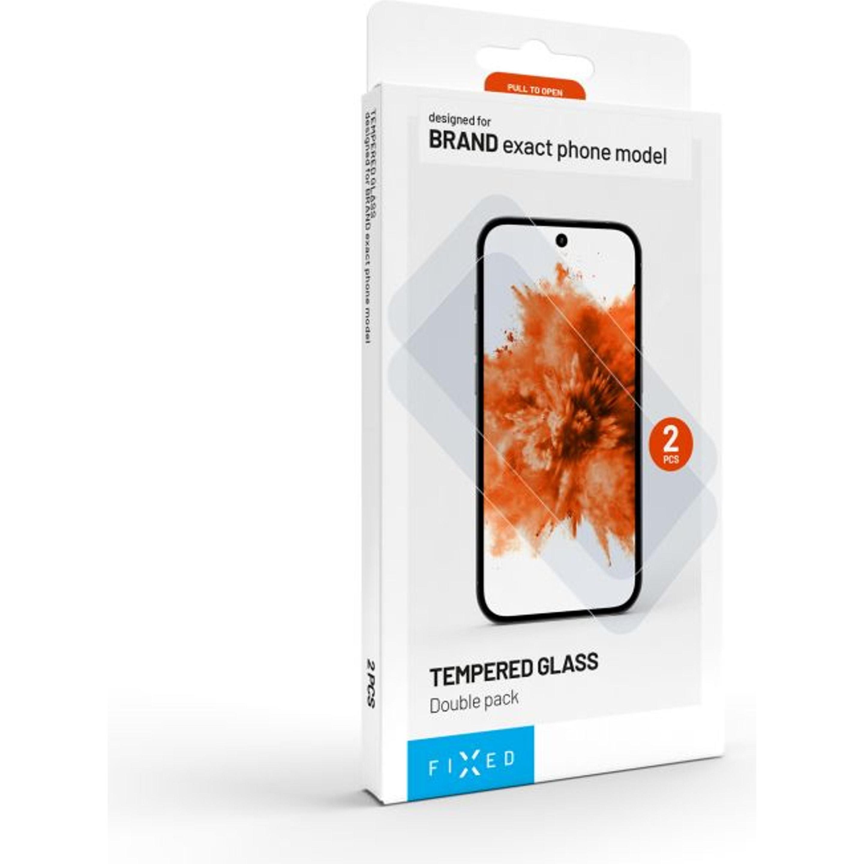 Fixed 2,5D Tempered Glass for Xiaomi Redmi 15 4G/5G, 2 pcs (2 pz., Xiaomi Redmi 15), Pellicola protettiva smartphone, Trasparente