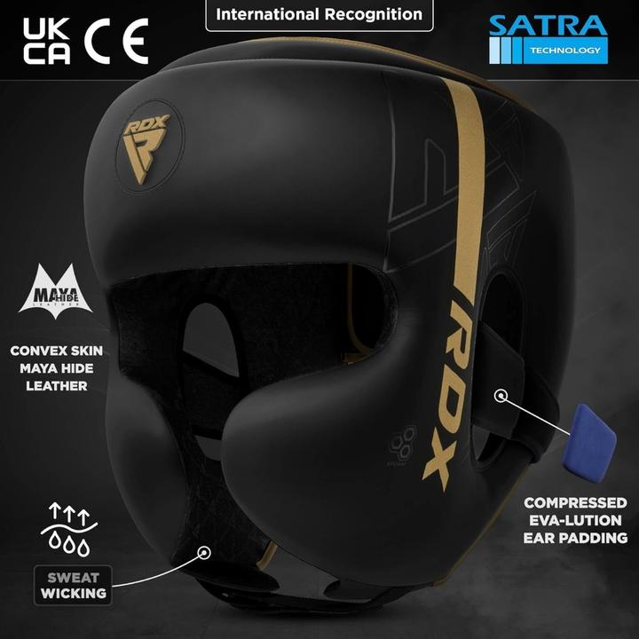 Actual product image Rdx Head Guard F6 Matte Golden-S (S)