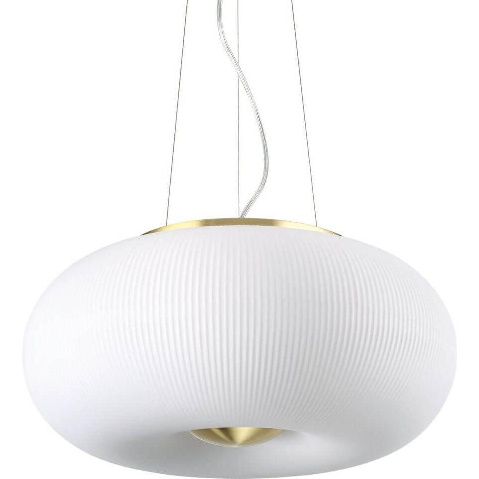 Ideal lux, Pendelleuchte, ARIZONA GX53 Pendelleuchte 3x ⌀400mm dimmbar Weiss warmweiss 214474 (GX53, 910 lm)