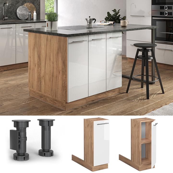 Actual product image Vicco Kücheninsel Fame-Line (30 x 30 x 82 cm)