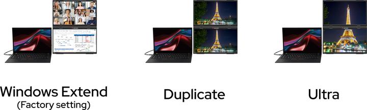 Image du produit Verbatim Portable 15.6" FHD Dual Monitor (1920 x 1080 pixels, 15.60")