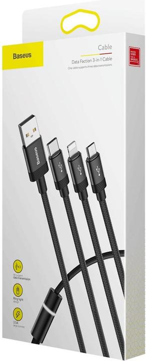 Immagine prodotto Baseus Fazione dati 3-in-1 (1.20 m, USB 2.0)