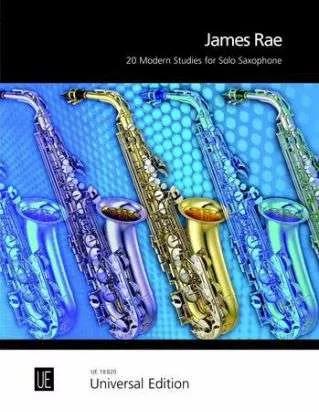 20 Modern Studies, for saxophone solo (S/A/T/Bar) (English, James Rae, 2000)