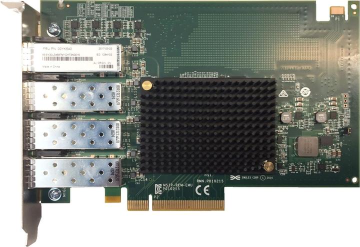 Produktbild Lenovo DCG ThinkSystem Network Controller Emulex OCe14104B-NX PCIe 4-Port SFP+ Ethernet Adapter (Mini PCI Express)