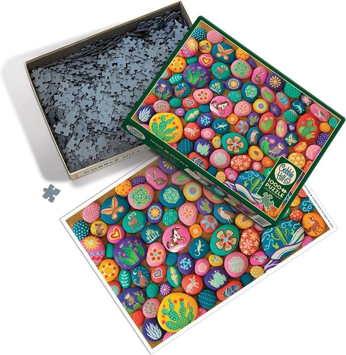 Actual product image Cobble Hill Painted stones from Southwest America 1000 pieces (1000 pieces)