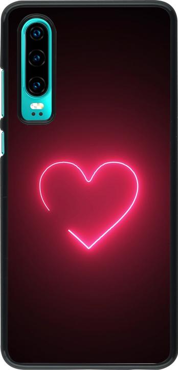 Actual product image PhoneLook Cover Valentine 2023 single neon heart (Huawei P30)