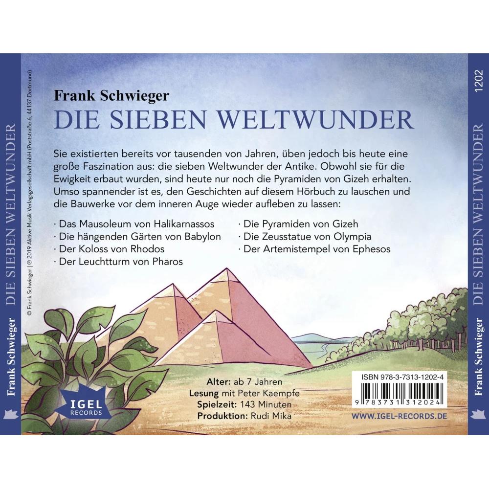 Thumbnail - DCD Die sieben Weltwunder, Hörbücher von Frank Schwieger, Peter Kaempfe, Anne Horstmann, Christoph Haberer, Astrid Nägel...