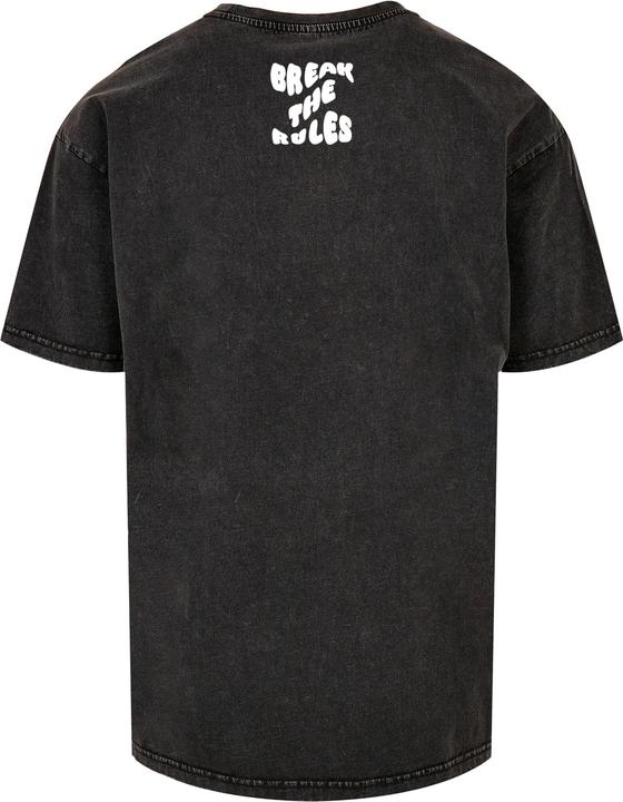 Produktbild Merchcode Break The Rules Acid Washed Heavy Oversized Tee - 113673 (S)