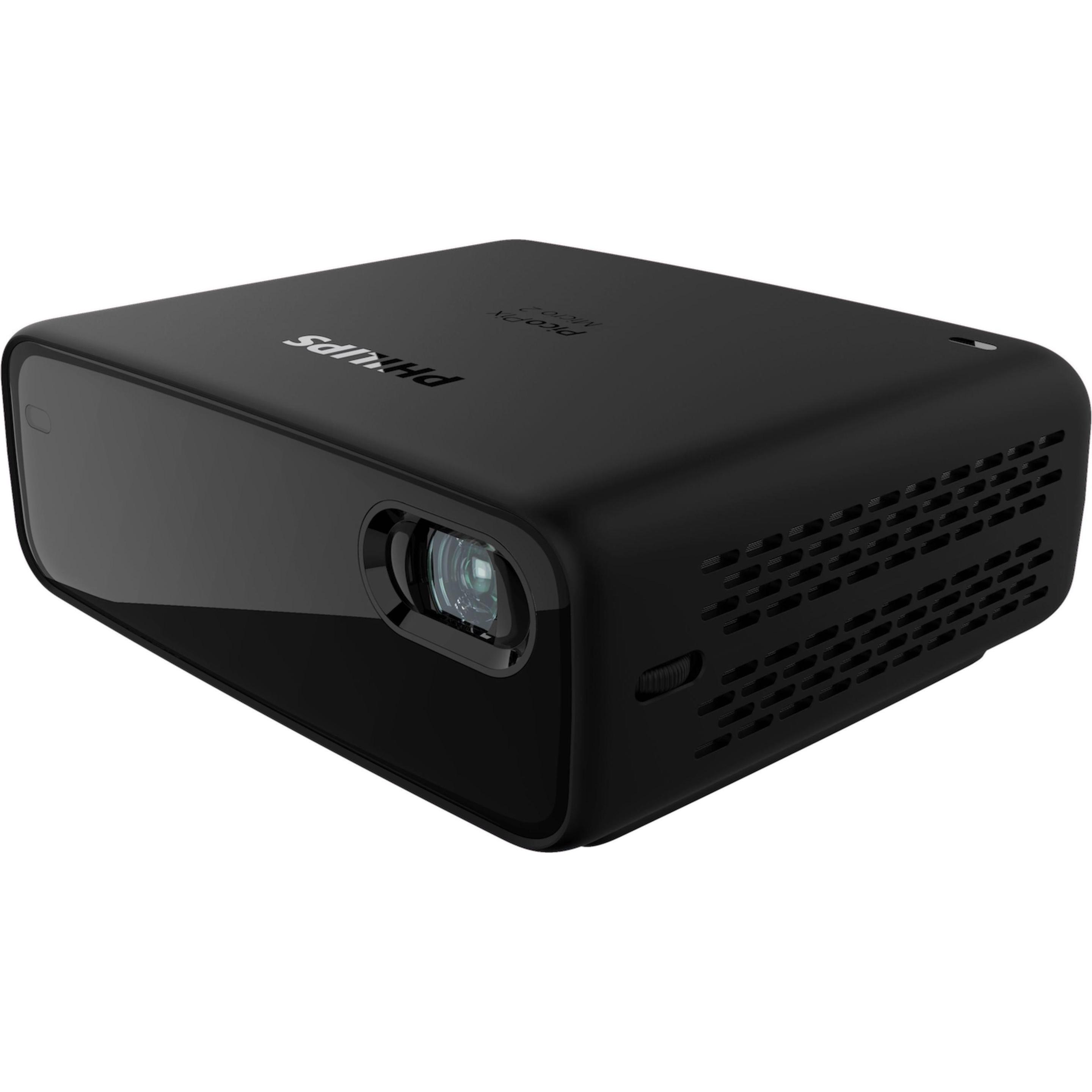 Philips PicoPix Micro 2 (VGA, 150 lm, 1.2:1), Beamer, Schwarz
