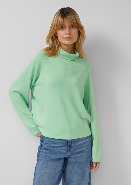 Produktbild s.Oliver Sweatshirt Sweatshirt aus Viskosemix im Relaxed Fit (36)