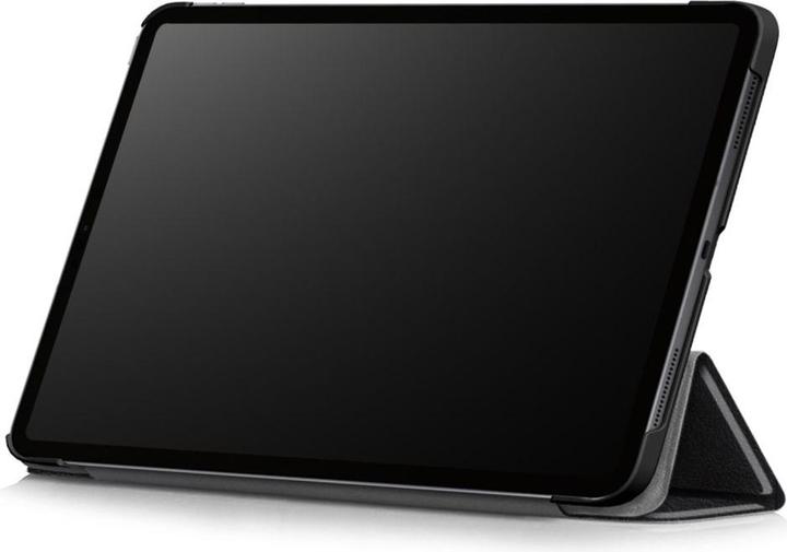 Actual product image Deltalabs iPad Air 11"/10.9" 2025/2022 Leder Tasche Smart Cover Hülle, Schwarz (iPad Air 11 2024 (M2))