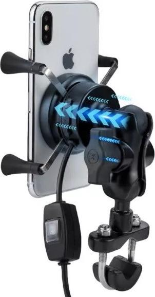 Productafbeelding FreedConn Motor Telefoonhouder Mc7w Met Inductieve Lader