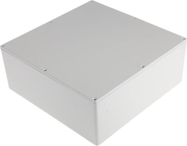 Produktbild RS PRO Gehäuse Aluminium 250x250x100mm grau (Gehäuse)
