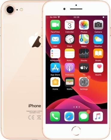 Actual product image Renewd iPhone 8 (64 GB, Gold, 4.70", 12 Mpx, Single SIM, A / Like new)