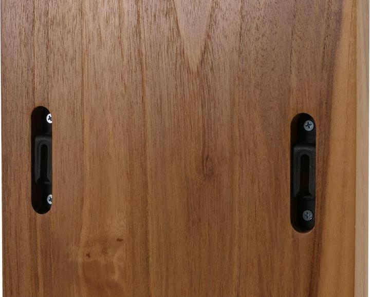 Actual product image Jamb Teak wall shelf JAM-M72 (56 x 15 x 151 cm)