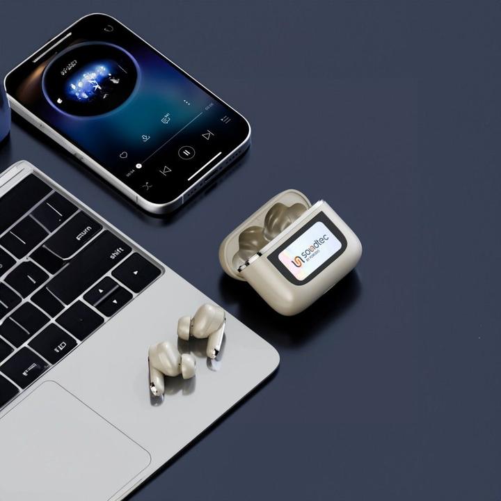 Actual product image Porodo ANC TWS Earbuds with Touch Screen (6 h, Wireless)