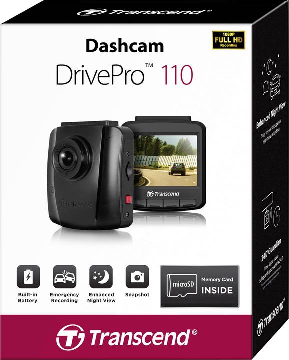Produktbild Transcend Drive Pro 110 (Akku, Beschleunigungssensor, Full HD)