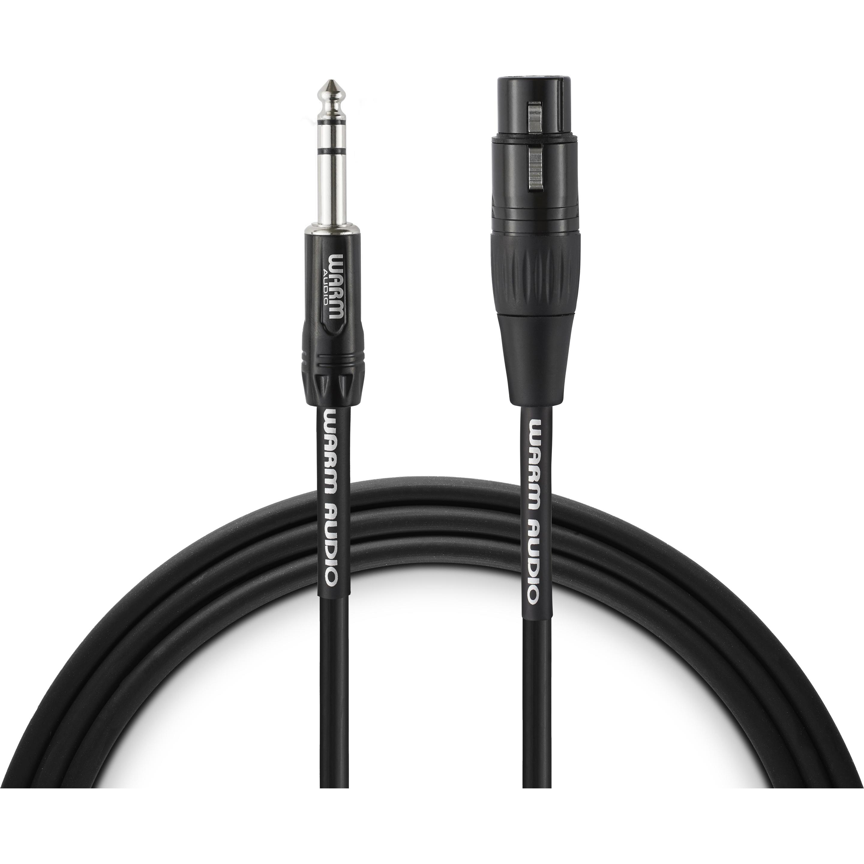 Warm Audio XLR Verbindungskabel Pro XLRf TRSm3 (0.90 m, XLR), Audio Kabel