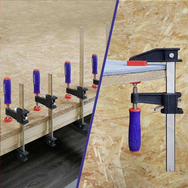 Actual product image Workpro Screw clamp with quick-clamping function WP232032 Product dimensions, length (450 mm)