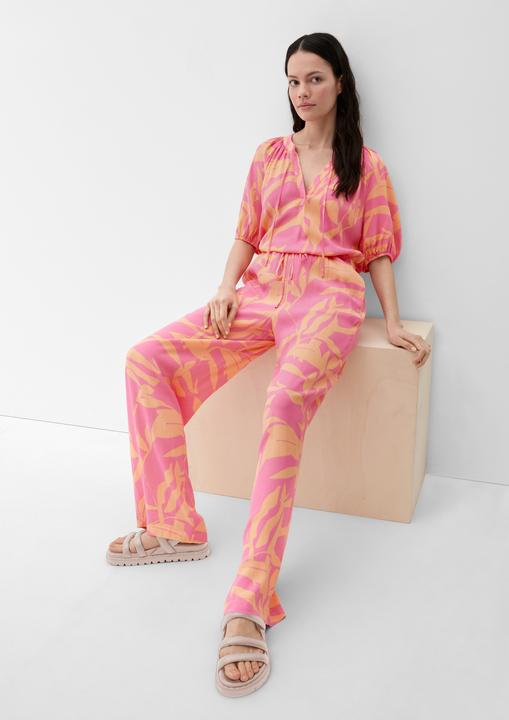 Image du produit S.Oliver Hose Loose: Hose mit Crêpe-Struktur (40)