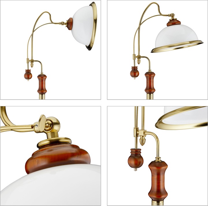 Actual product image Relaxdays Floor Lamp Art Nouveau (E27)