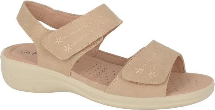 Actual product image Boulevard Womens/Ladies Floral Synthetic Nubuck Sandals (40.5)