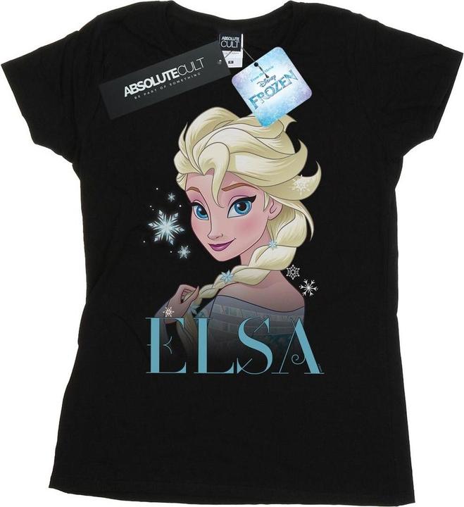 Immagine prodotto Disney Frozen Elsa Snowflake Portrait Maglietta Donna (XXL)