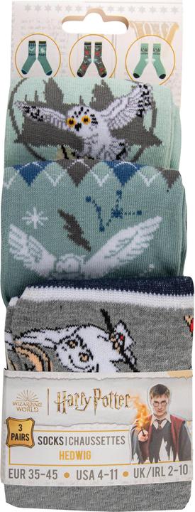 Produktbild Cinereplicas Harry Potter: Hedwig Socks (3er Pack, 40)