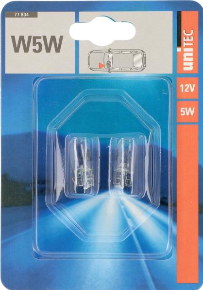 Actual product image Unitec Standard illuminant (W5W)