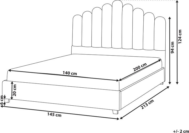 Actual product image Beliani Vincennes (140 x 200)