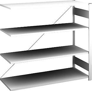 Actual product image Hofe Sideboard plug-in shelf, light gray