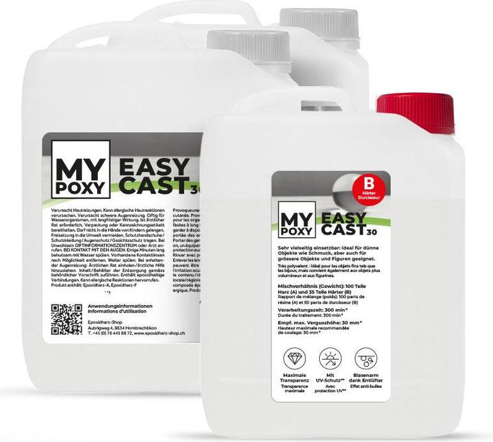 MyPoxy Epoxidharz EasyCast 30, 1 mm bis 5 cm