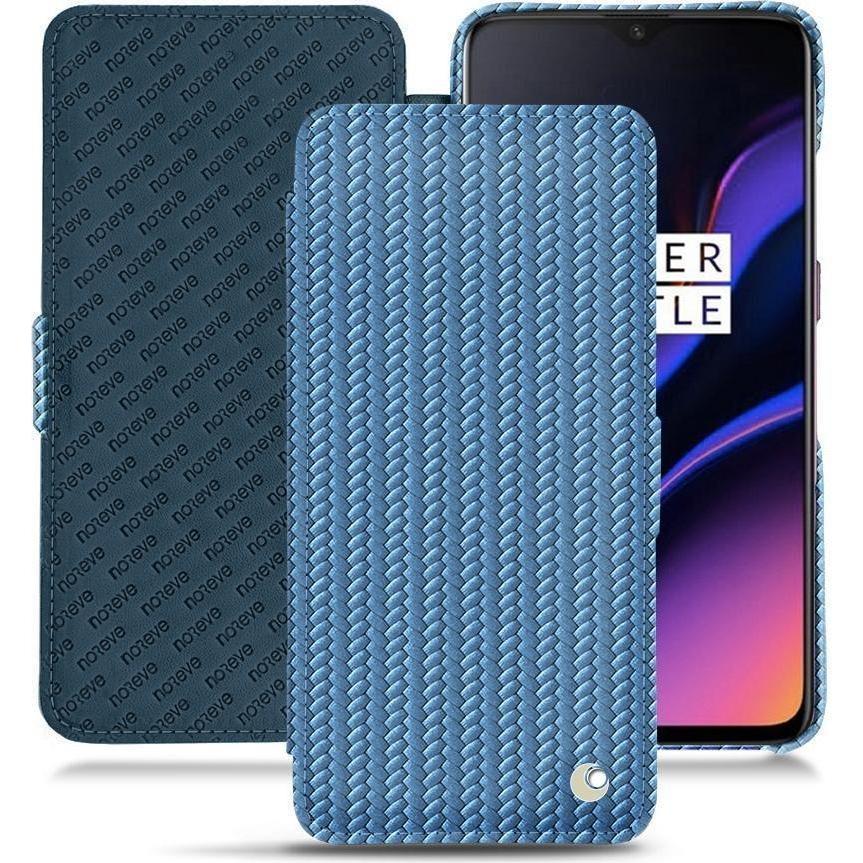 Thumbnail - Noreve Lederschutzhülle horizontal (OnePlus 6T), Smartphone Hülle, Blau