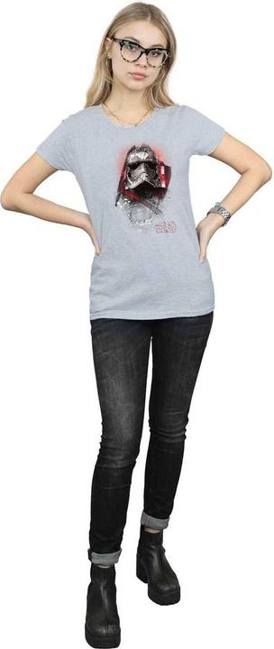 Actual product image Star Wars Womens/Ladies The Last Jedi Captain Phasma Brushed Cotton T-Shirt (XXL)